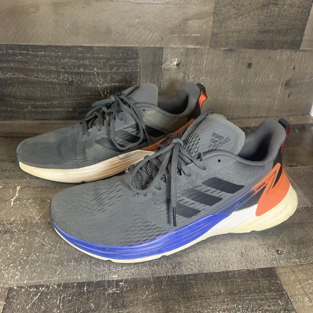 Adidas Response Super Boost Mens Running Shoes Size 9 Sneakers, Gray Blue FX4831